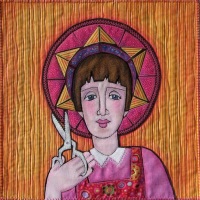 St Rose & her Pinking Shears by Terry