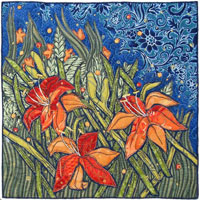Orange Lilies by Terry